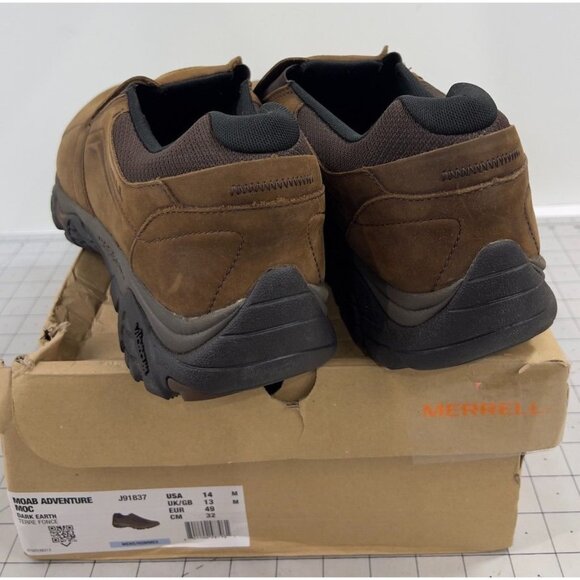 Merrell Moab Adventure Moc Men's Brown Slip On Sz. 14 Dark Earth NEW~~ - Picture 5 of 9